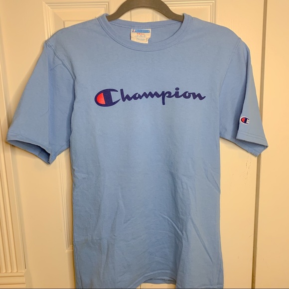 Baby Blue Champion T-Shirt - Picture 2 of 3